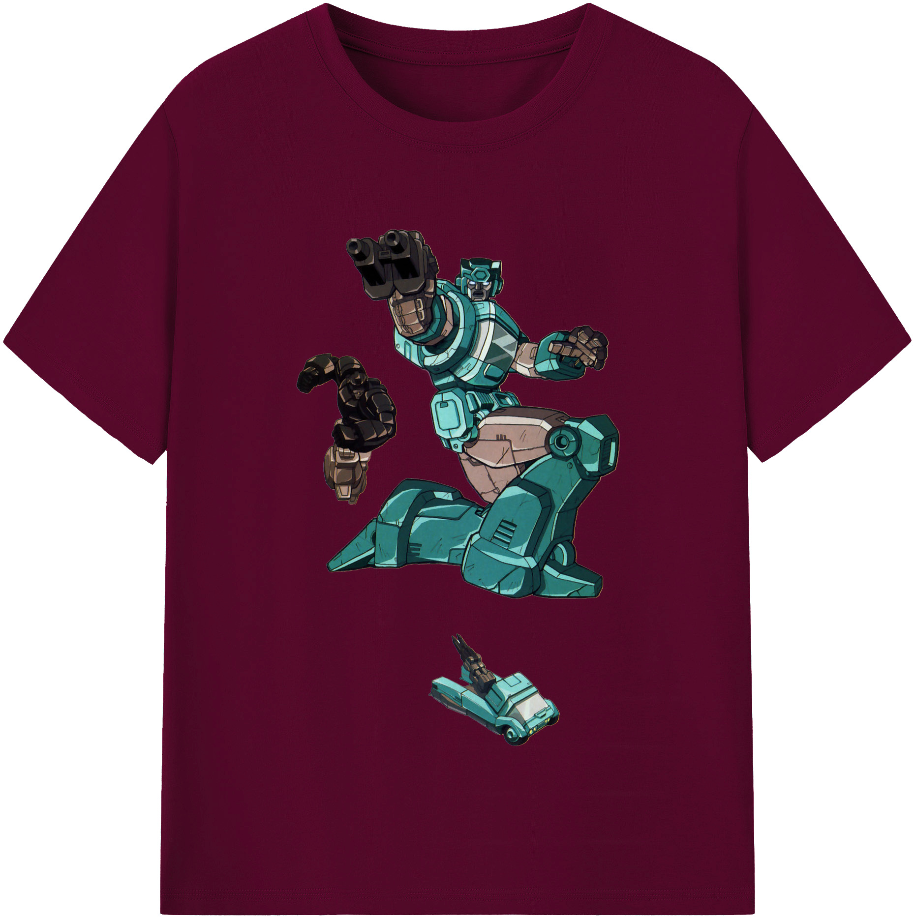 （画像用）  レディースカジュアルプリントTシャツ（綿100％）
